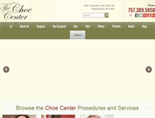 Tablet Screenshot of choecenter.com